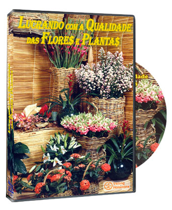 DVD LUCRANDO COM A QUALIDADE DAS FLORES E PLANTAS 